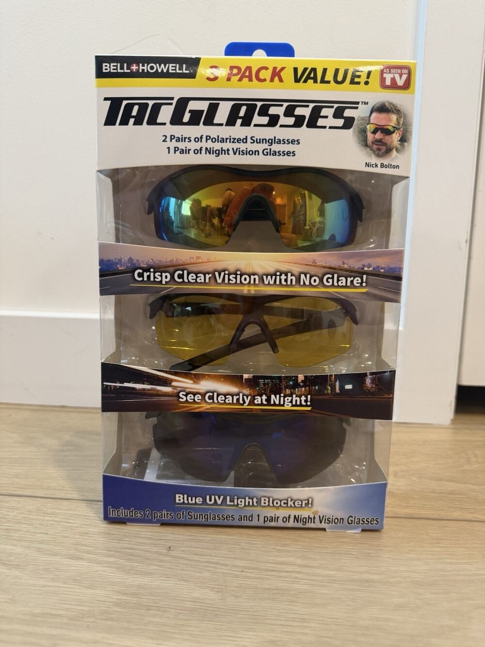 Bell+Howell Tac Glasses 3-Pack